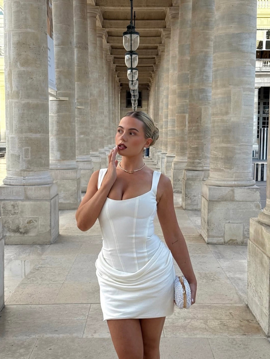 Vestido Carys Mini Blanco