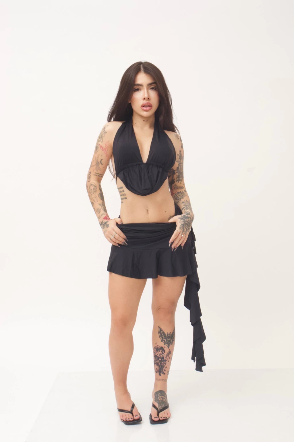 Mini Falda Mara Negro