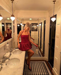 Vestido Cisne Rojo Italiano