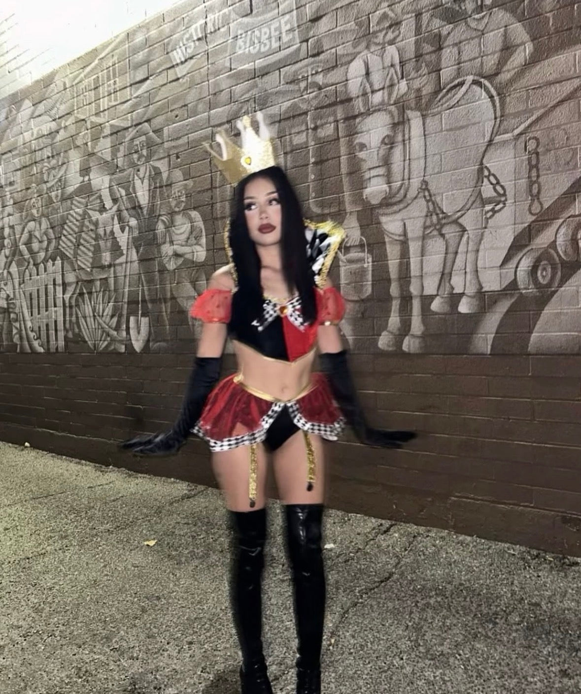 Disfraz de reina de corazones