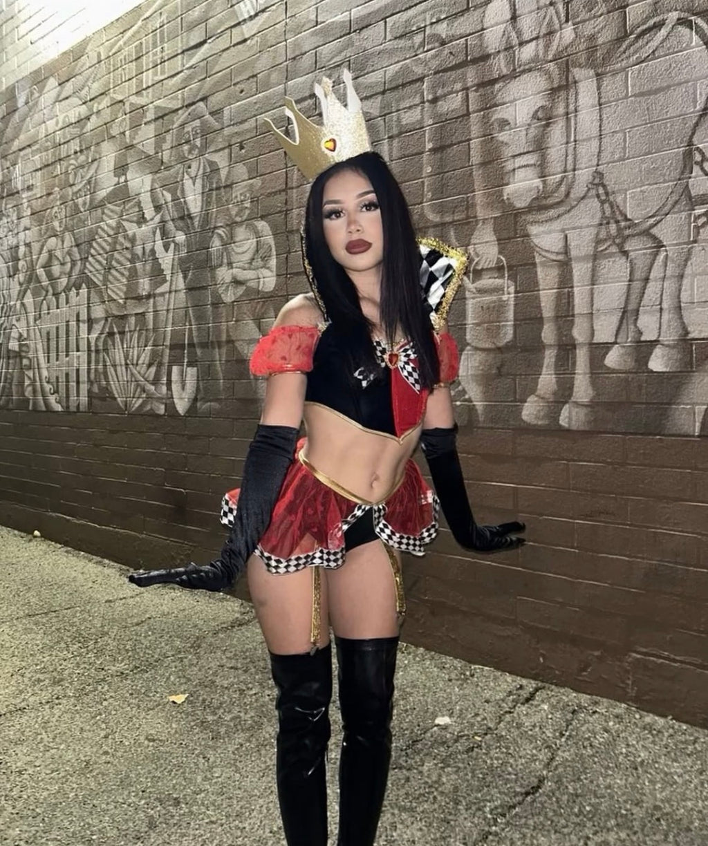 Disfraz de reina de corazones