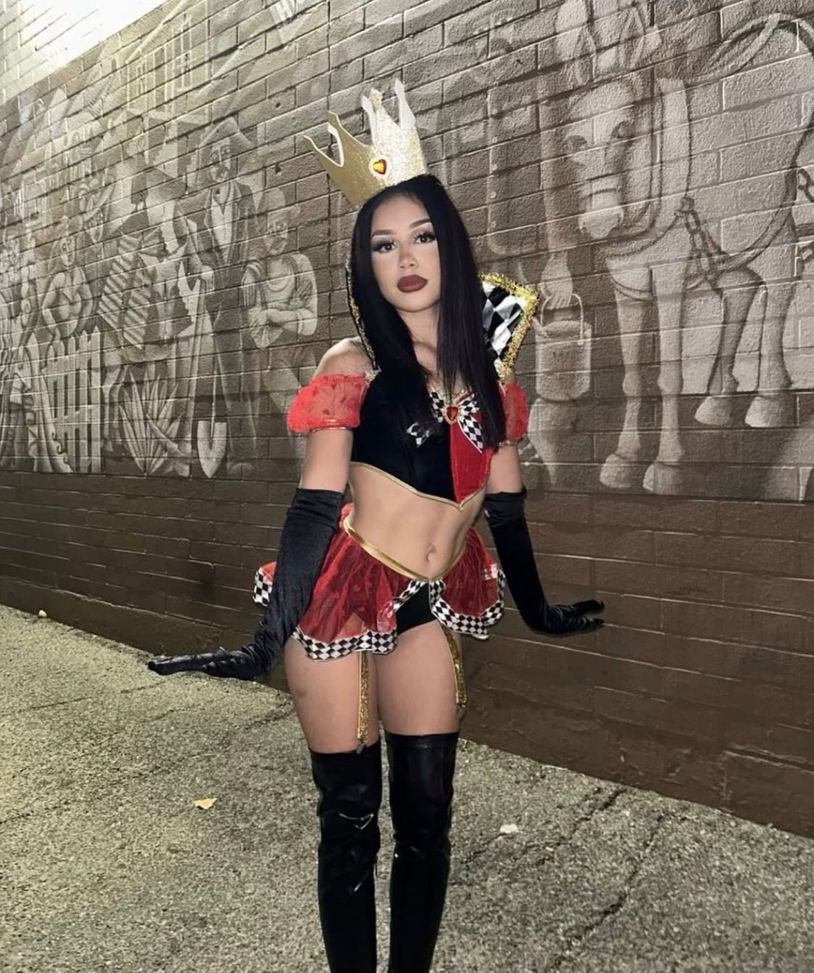 Disfraz de reina de corazones
