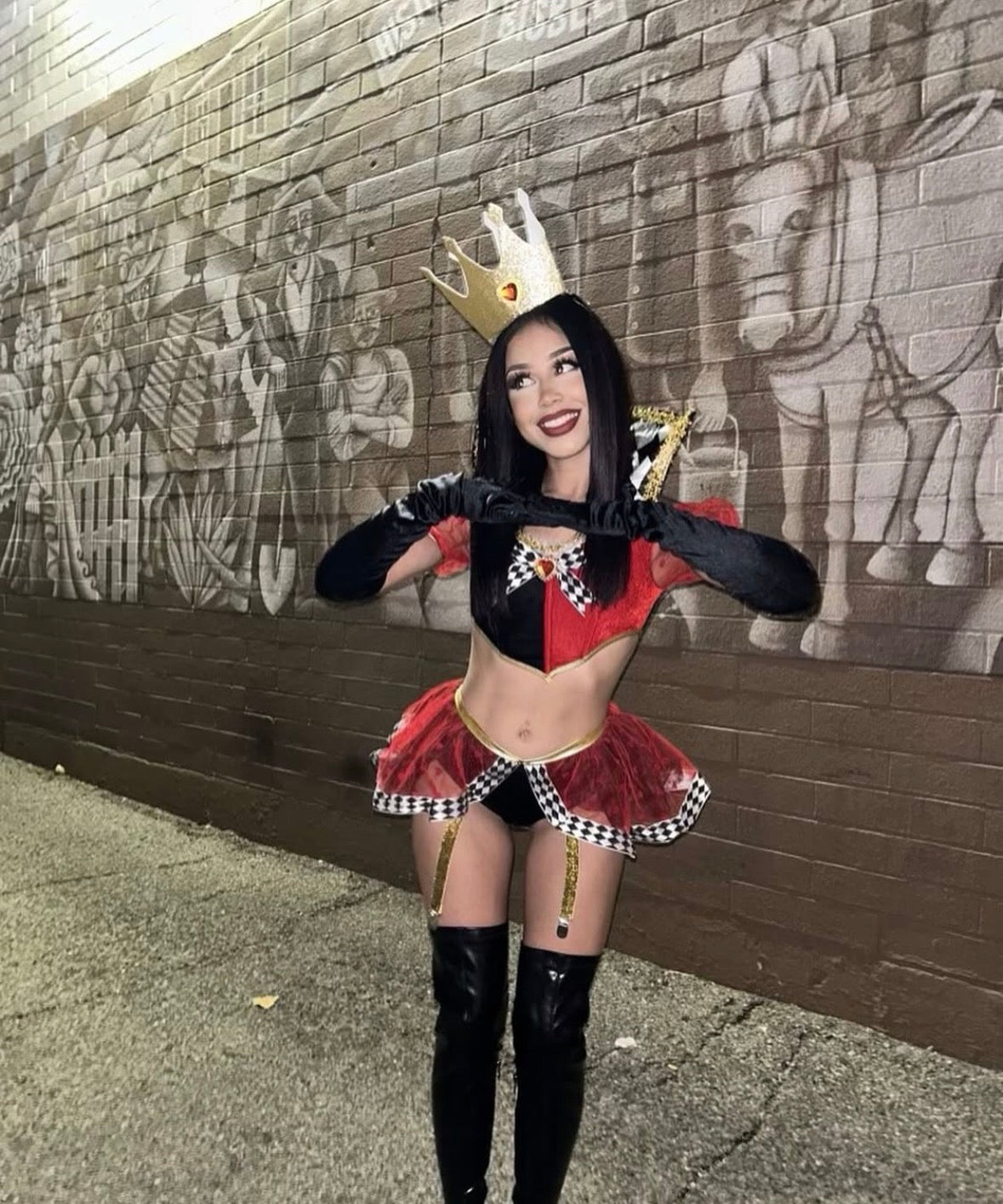 Disfraz de reina de corazones