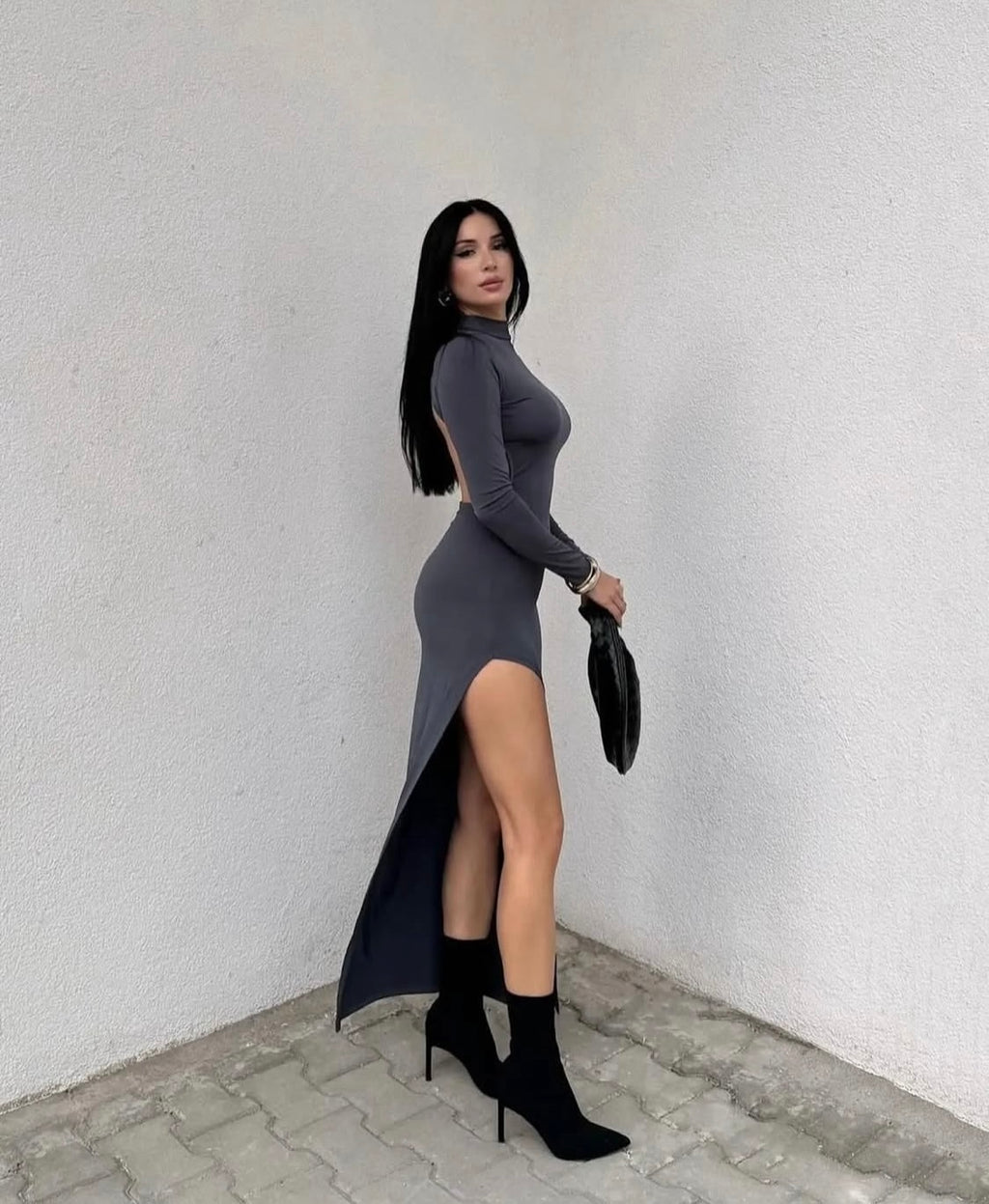 Vestido Eiden Gris