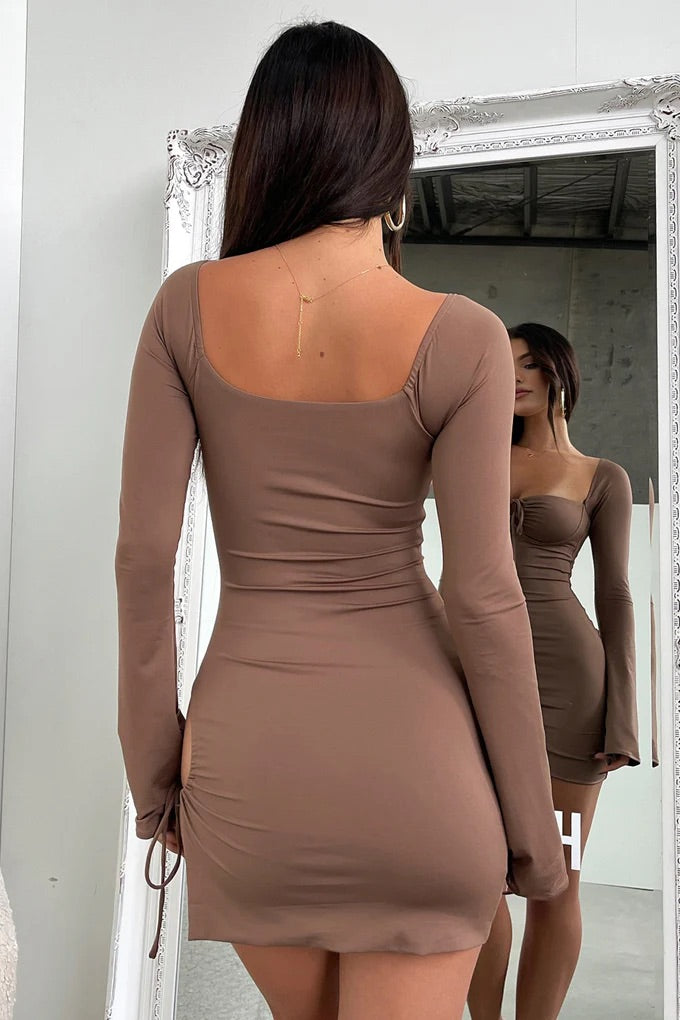 Vestido Thais Cafe