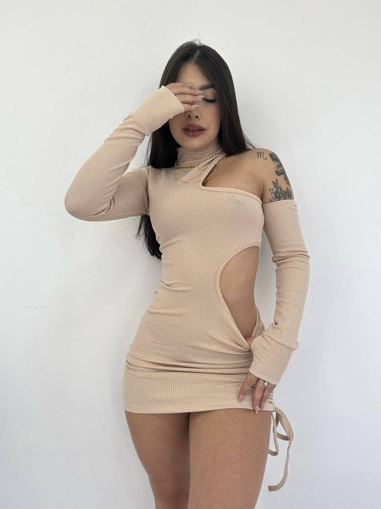 Vestido Florencia Beige
