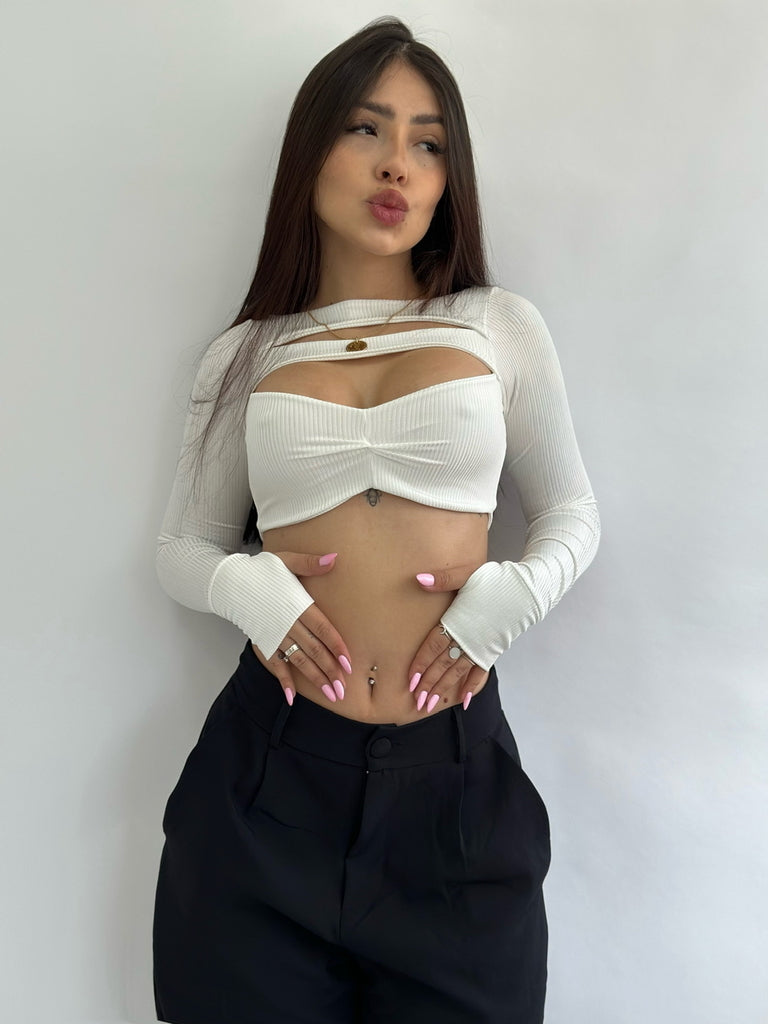 Crop Maia Blanco