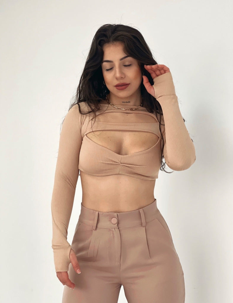 Crop Maia Beige