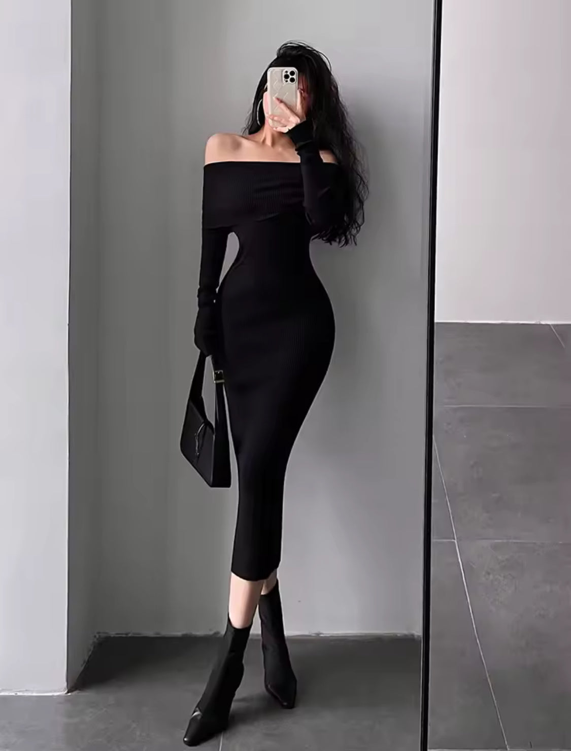 Vestido Tulipan Negro