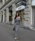 Vestido Tulipan Gris