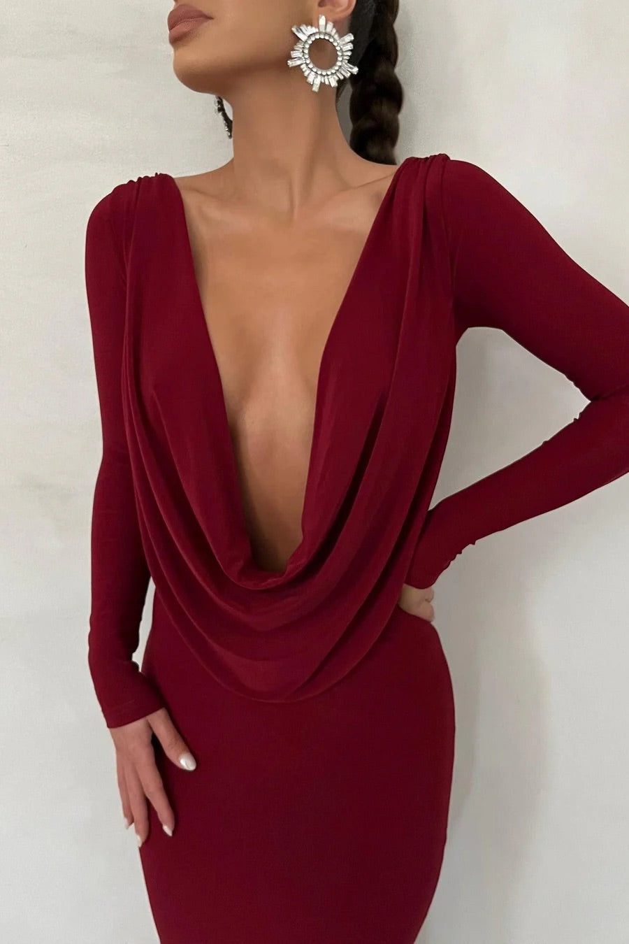 Vestido Azalea Rojo Italiano