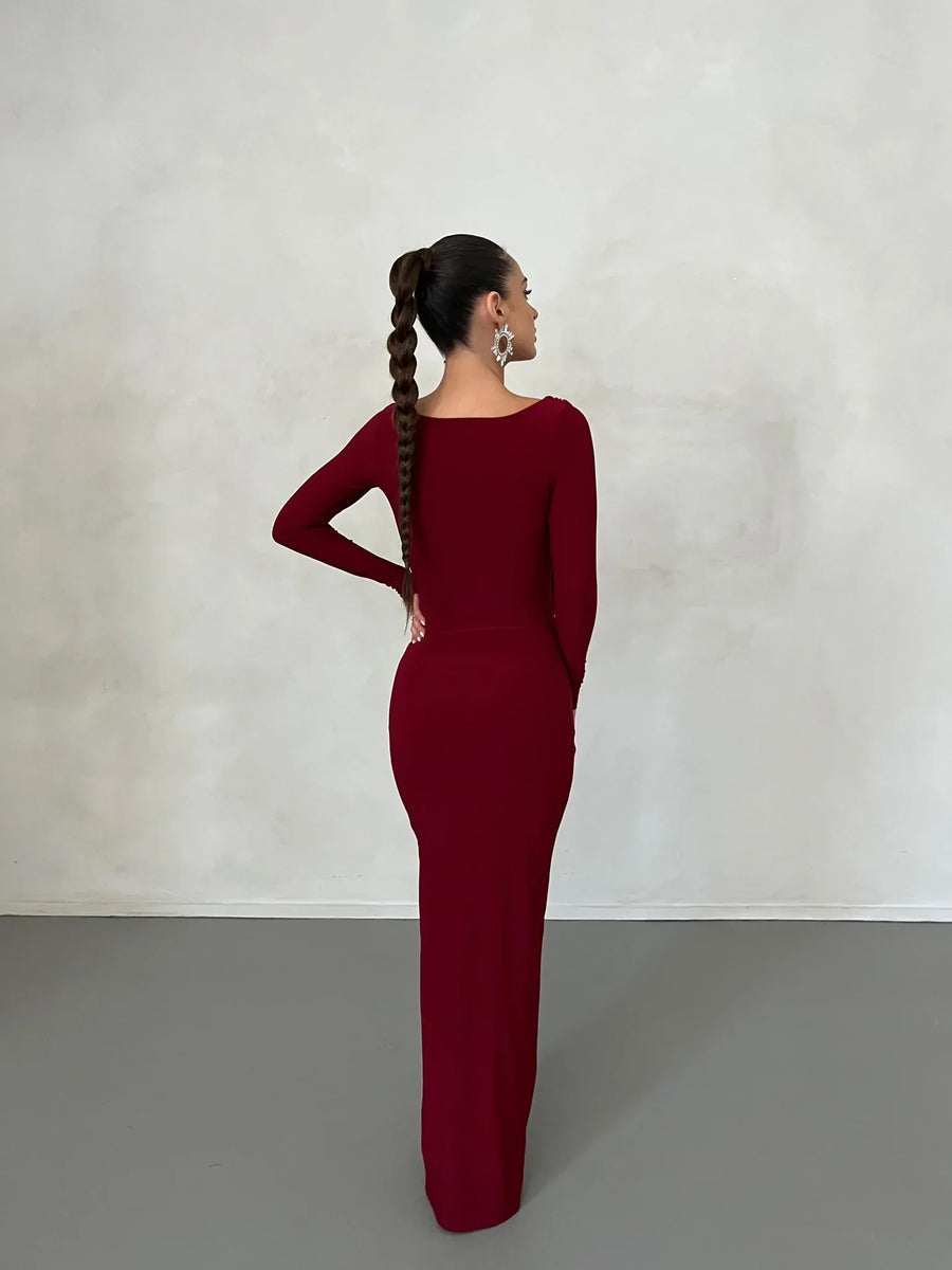 Vestido Azalea Rojo Italiano
